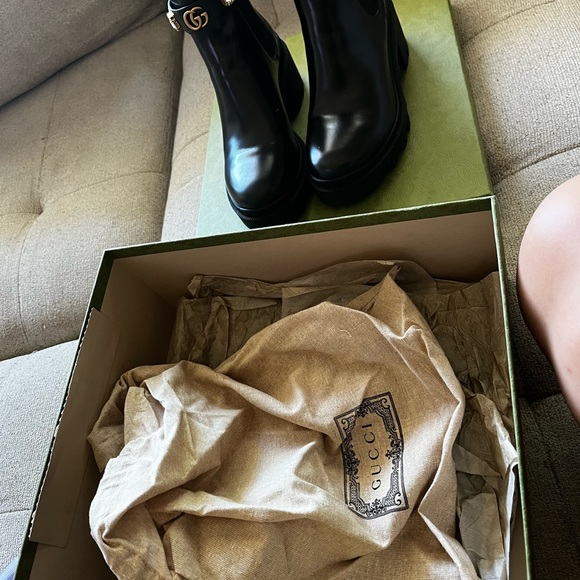 Gucci Women's Trip Bootie with Jewels - Picture 5 of 5